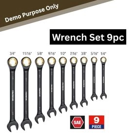 Wrench Set 9pc